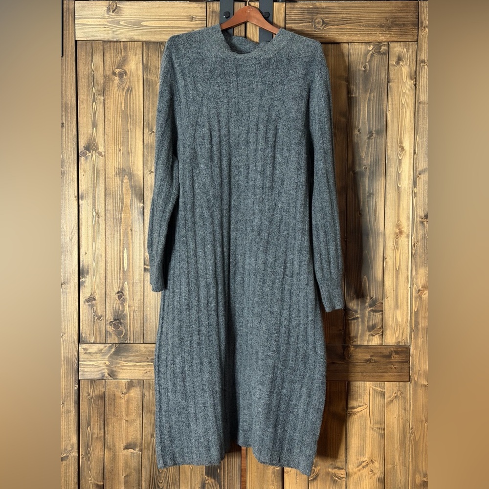 a new day Charcoal Long Sleeve Dress